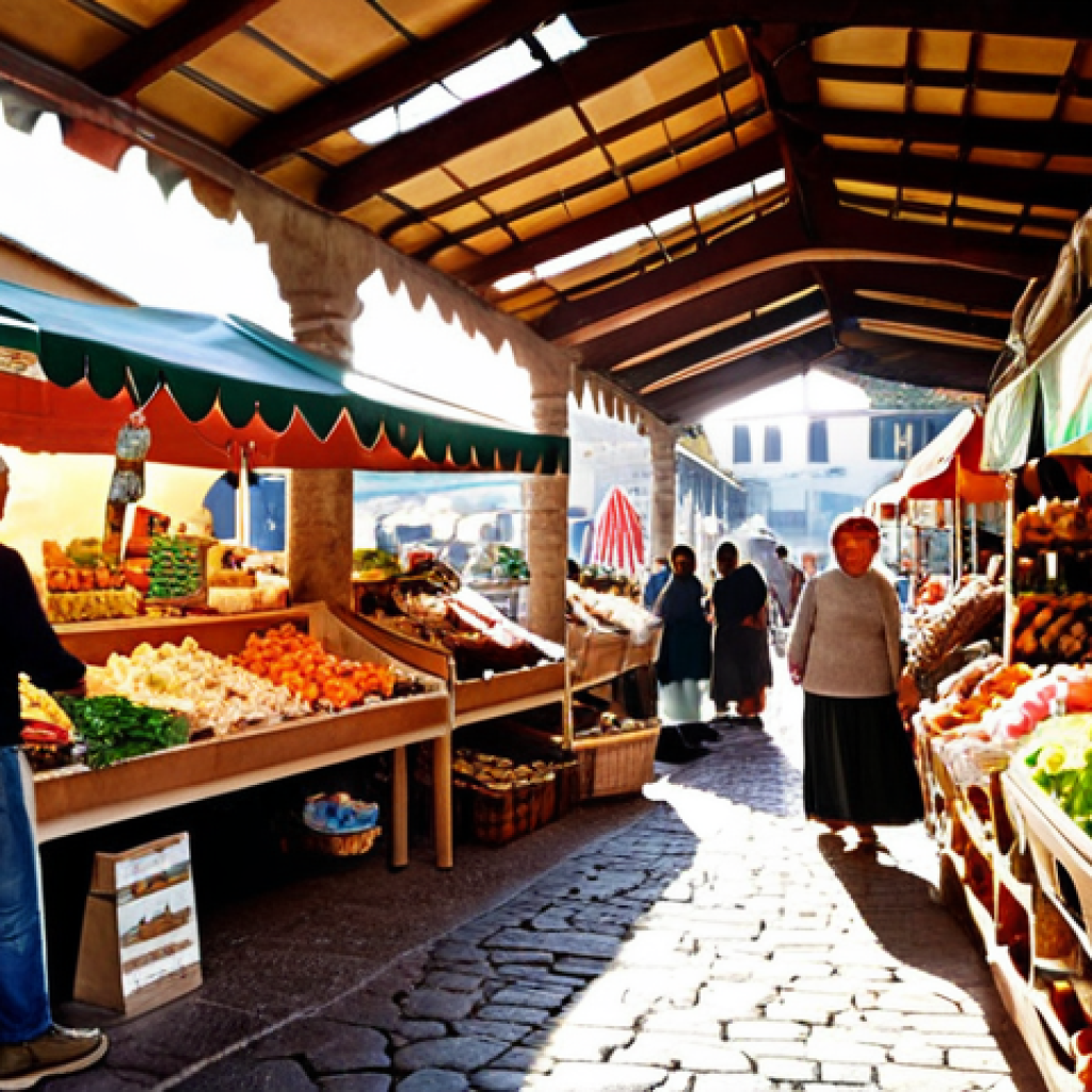 **

"A bustling Italian marketplace with vibrant stalls showcasing organic baby products and artisanal goods. Sunlight streams through, highlighting the fresh produce and smiling faces of vendors and customers. Focus on the energy and prosperity of a specialized niche market thriving in the local economy."

**