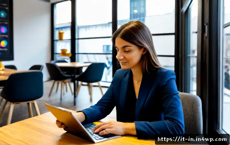 Home 15 기회 포착을 위한 비즈니스 트렌드 - Photorealistic Italian small-business owner in a bright Milan coworking space, studying a clean tabl...